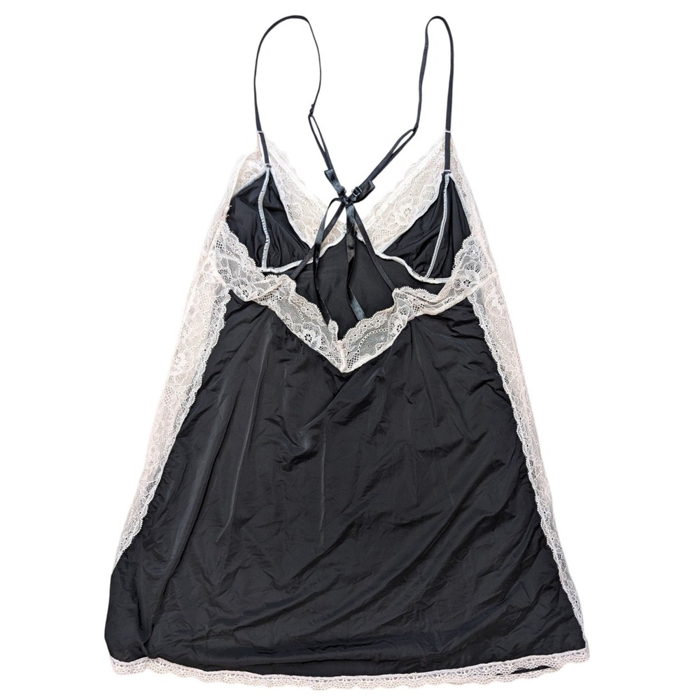 Sophie B. Black‎ Pink Lace Full Slip Dress Stretchy Lingerie Sleepwear - Picture 5 of 7